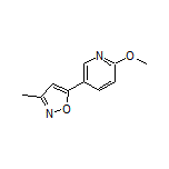 5-(6-Methoxy-3-pyridyl)-3-methylisoxazole