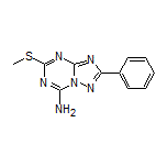 5-(Methylthio)-2-phenyl-[1,2,4]triazolo[1,5-a][1,3,5]triazin-7-amine