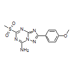 2-(4-Methoxyphenyl)-5-(methylsulfonyl)-[1,2,4]triazolo[1,5-a][1,3,5]triazin-7-amine