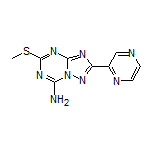 5-(Methylthio)-2-(pyrazin-2-yl)-[1,2,4]triazolo[1,5-a][1,3,5]triazin-7-amine