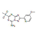 2-(4-Methoxypyridin-2-yl)-5-(methylsulfonyl)-[1,2,4]triazolo[1,5-a][1,3,5]triazin-7-amine