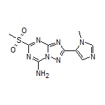 2-(1-Methyl-1H-imidazol-5-yl)-5-(methylsulfonyl)-[1,2,4]triazolo[1,5-a][1,3,5]triazin-7-amine