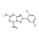 2-(2,5-Difluorophenyl)-5-(methylthio)-[1,2,4]triazolo[1,5-a][1,3,5]triazin-7-amine