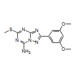 2-(3,5-Dimethoxyphenyl)-5-(methylthio)-[1,2,4]triazolo[1,5-a][1,3,5]triazin-7-amine