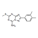 2-(3,4-Dimethylphenyl)-5-(methylthio)-[1,2,4]triazolo[1,5-a][1,3,5]triazin-7-amine