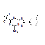 2-(3,4-Dimethylphenyl)-5-(methylsulfonyl)-[1,2,4]triazolo[1,5-a][1,3,5]triazin-7-amine