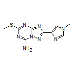 2-(1-Methyl-1H-imidazol-4-yl)-5-(methylthio)-[1,2,4]triazolo[1,5-a][1,3,5]triazin-7-amine