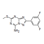 2-(3,5-Difluorophenyl)-5-(methylthio)-[1,2,4]triazolo[1,5-a][1,3,5]triazin-7-amine