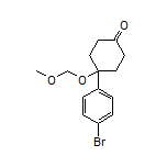 4-(4-Bromophenyl)-4-(methoxymethoxy)cyclohexanone
