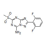 2-(2,6-Difluorophenyl)-5-(methylsulfonyl)-[1,2,4]triazolo[1,5-a][1,3,5]triazin-7-amine