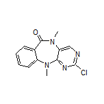 2-Chloro-5,11-dimethyl-5H-benzo[e]pyrimido[5,4-b][1,4]diazepin-6(11H)-one