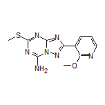 2-(2-Methoxypyridin-3-yl)-5-(methylthio)-[1,2,4]triazolo[1,5-a][1,3,5]triazin-7-amine