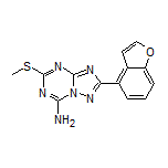 2-(Benzofuran-4-yl)-5-(methylthio)-[1,2,4]triazolo[1,5-a][1,3,5]triazin-7-amine