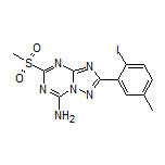 2-(2-Iodo-5-methylphenyl)-5-(methylsulfonyl)-[1,2,4]triazolo[1,5-a][1,3,5]triazin-7-amine