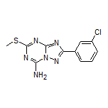 2-(3-Chlorophenyl)-5-(methylthio)-[1,2,4]triazolo[1,5-a][1,3,5]triazin-7-amine