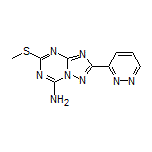 5-(Methylthio)-2-(pyridazin-3-yl)-[1,2,4]triazolo[1,5-a][1,3,5]triazin-7-amine