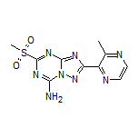 2-(3-Methylpyrazin-2-yl)-5-(methylsulfonyl)-[1,2,4]triazolo[1,5-a][1,3,5]triazin-7-amine
