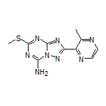 2-(3-Methylpyrazin-2-yl)-5-(methylthio)-[1,2,4]triazolo[1,5-a][1,3,5]triazin-7-amine