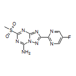 2-(5-Fluoropyrimidin-2-yl)-5-(methylsulfonyl)-[1,2,4]triazolo[1,5-a][1,3,5]triazin-7-amine