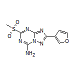 2-(Furan-3-yl)-5-(methylsulfonyl)-[1,2,4]triazolo[1,5-a][1,3,5]triazin-7-amine