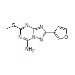 2-(Furan-3-yl)-5-(methylthio)-[1,2,4]triazolo[1,5-a][1,3,5]triazin-7-amine