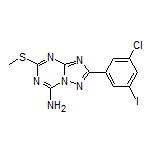 2-(3-Chloro-5-iodophenyl)-5-(methylthio)-[1,2,4]triazolo[1,5-a][1,3,5]triazin-7-amine