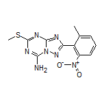 2-(2-Methyl-6-nitrophenyl)-5-(methylthio)-[1,2,4]triazolo[1,5-a][1,3,5]triazin-7-amine
