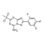 5-(Methylsulfonyl)-2-(2,4,5-trifluorophenyl)-[1,2,4]triazolo[1,5-a][1,3,5]triazin-7-amine