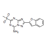 2-(Benzofuran-2-yl)-5-(methylsulfonyl)-[1,2,4]triazolo[1,5-a][1,3,5]triazin-7-amine