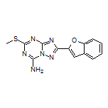 2-(Benzofuran-2-yl)-5-(methylthio)-[1,2,4]triazolo[1,5-a][1,3,5]triazin-7-amine
