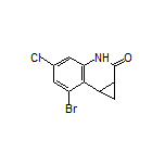 7-Bromo-5-chloro-3,7b-dihydro-1H-cyclopropa[c]quinolin-2(1aH)-one