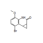 7-Bromo-4-methoxy-3,7b-dihydro-1H-cyclopropa[c]quinolin-2(1aH)-one