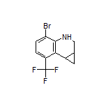 4-Bromo-7-(trifluoromethyl)-1a,2,3,7b-tetrahydro-1H-cyclopropa[c]quinoline