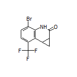 4-Bromo-7-(trifluoromethyl)-3,7b-dihydro-1H-cyclopropa[c]quinolin-2(1aH)-one