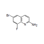 6-Bromo-8-fluoroquinolin-2-amine