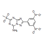 2-(3,5-Dinitrophenyl)-5-(methylsulfonyl)-[1,2,4]triazolo[1,5-a][1,3,5]triazin-7-amine