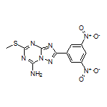 2-(3,5-Dinitrophenyl)-5-(methylthio)-[1,2,4]triazolo[1,5-a][1,3,5]triazin-7-amine