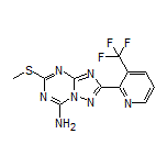 5-(Methylthio)-2-[3-(trifluoromethyl)pyridin-2-yl]-[1,2,4]triazolo[1,5-a][1,3,5]triazin-7-amine