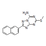5-(Methylthio)-2-(naphthalen-2-yl)-[1,2,4]triazolo[1,5-a][1,3,5]triazin-7-amine