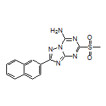 5-(Methylsulfonyl)-2-(naphthalen-2-yl)-[1,2,4]triazolo[1,5-a][1,3,5]triazin-7-amine