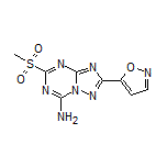 2-(Isoxazol-5-yl)-5-(methylsulfonyl)-[1,2,4]triazolo[1,5-a][1,3,5]triazin-7-amine