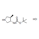 (3S,4R)-N-Boc-4-methylpyrrolidin-3-amine Hydrochloride