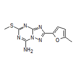 2-(5-Methylfuran-2-yl)-5-(methylthio)-[1,2,4]triazolo[1,5-a][1,3,5]triazin-7-amine