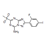 2-(2-Fluoro-4-iodophenyl)-5-(methylsulfonyl)-[1,2,4]triazolo[1,5-a][1,3,5]triazin-7-amine
