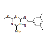 2-(3,5-Dimethylphenyl)-5-(methylthio)-[1,2,4]triazolo[1,5-a][1,3,5]triazin-7-amine