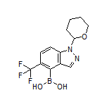 1-(Tetrahydro-2H-pyran-2-yl)-5-(trifluoromethyl)-1H-indazole-4-boronic Acid
