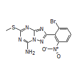2-(2-Bromo-6-nitrophenyl)-5-(methylthio)-[1,2,4]triazolo[1,5-a][1,3,5]triazin-7-amine