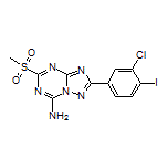2-(3-Chloro-4-iodophenyl)-5-(methylsulfonyl)-[1,2,4]triazolo[1,5-a][1,3,5]triazin-7-amine
