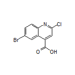 6-Bromo-2-chloroquinoline-4-carboxylic Acid