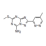 2-(5-Methylpyridazin-3-yl)-5-(methylthio)-[1,2,4]triazolo[1,5-a][1,3,5]triazin-7-amine